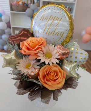 お誕生日バルーンアレンジメントイメージ