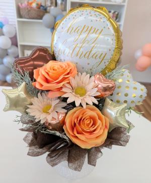 お誕生日バルーンアレンジメントイメージ